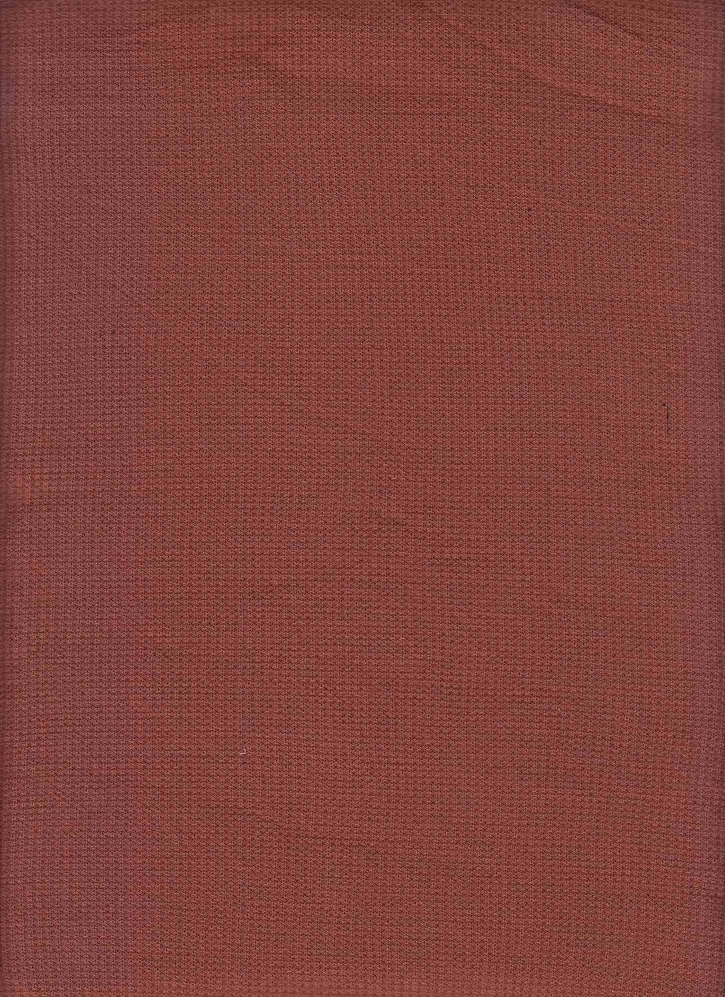 40019 RUST#36 BOTTOM CARDEGAN JACKET KNIT LOUNGEWEAR PANTS RAYON RUST SHIRT SOLID SPANDEX TERMAL TOP