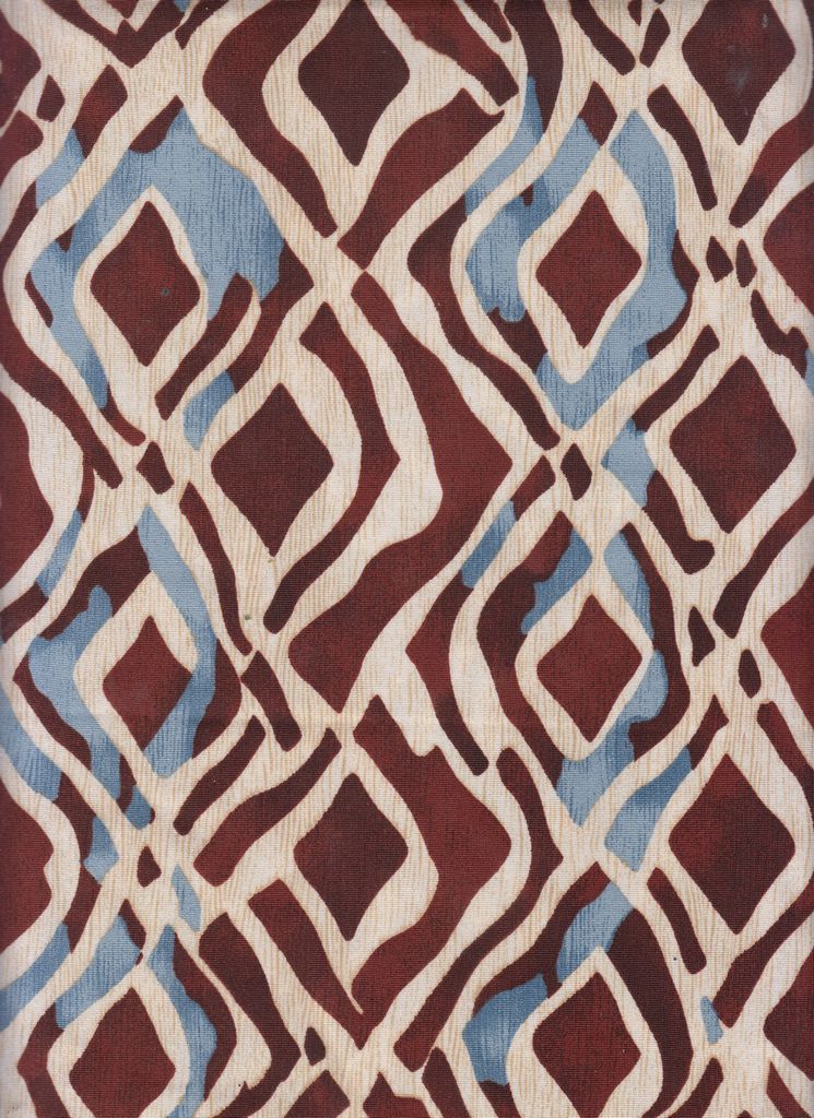 BROWN#1 BLUE BROWN DRESS DTY NON BRUSH GEOMETRIC IVORY KNIT PANTS POLYESTER SHIRT SKIRT SPANDEX TOP