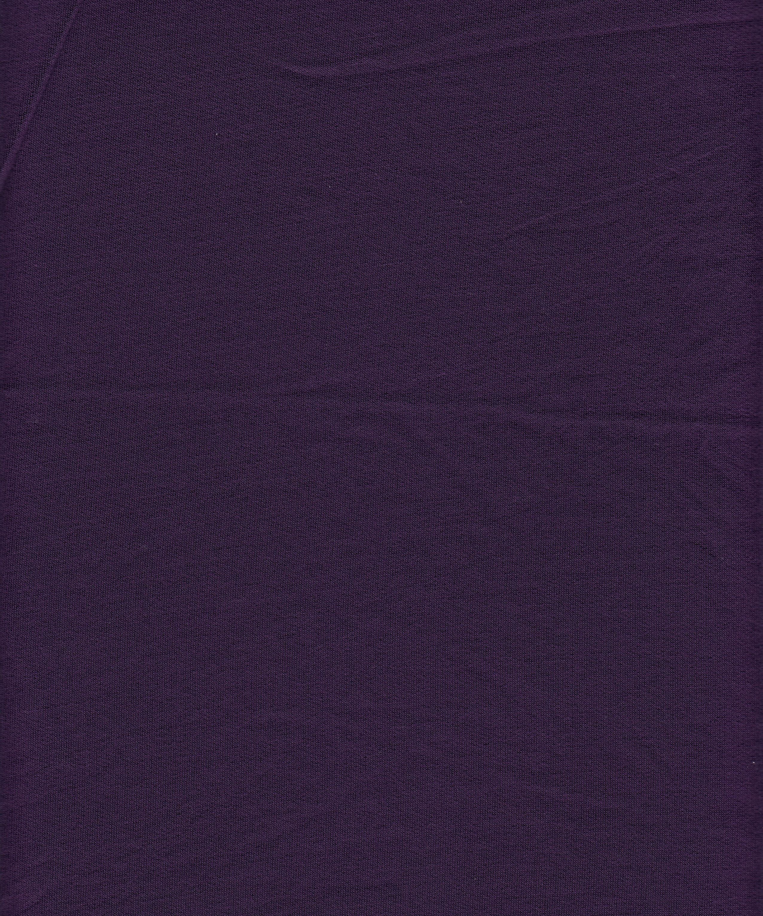 88935F EGGPLANT#21 BABY FRENCH TERRY BOTTOM CLOSE OUT JOGGING SUITS KNIT PANTS PLUM POLYESTER PURPLE RAYON SHORT SKIRT SOLID SPANDEX SWEATER SWEATSHIRT TOP