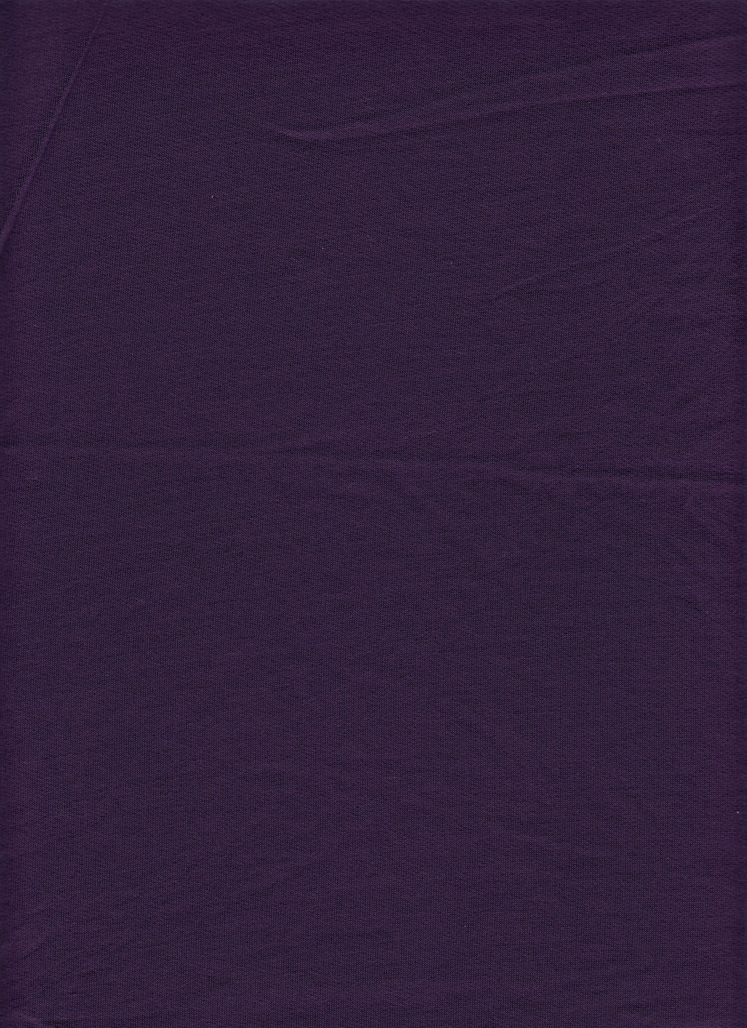 88935F EGGPLANT#21 BABY FRENCH TERRY BOTTOM CLOSE OUT JOGGING SUITS KNIT PANTS PLUM POLYESTER PURPLE RAYON SHORT SKIRT SOLID SPANDEX SWEATER SWEATSHIRT TOP