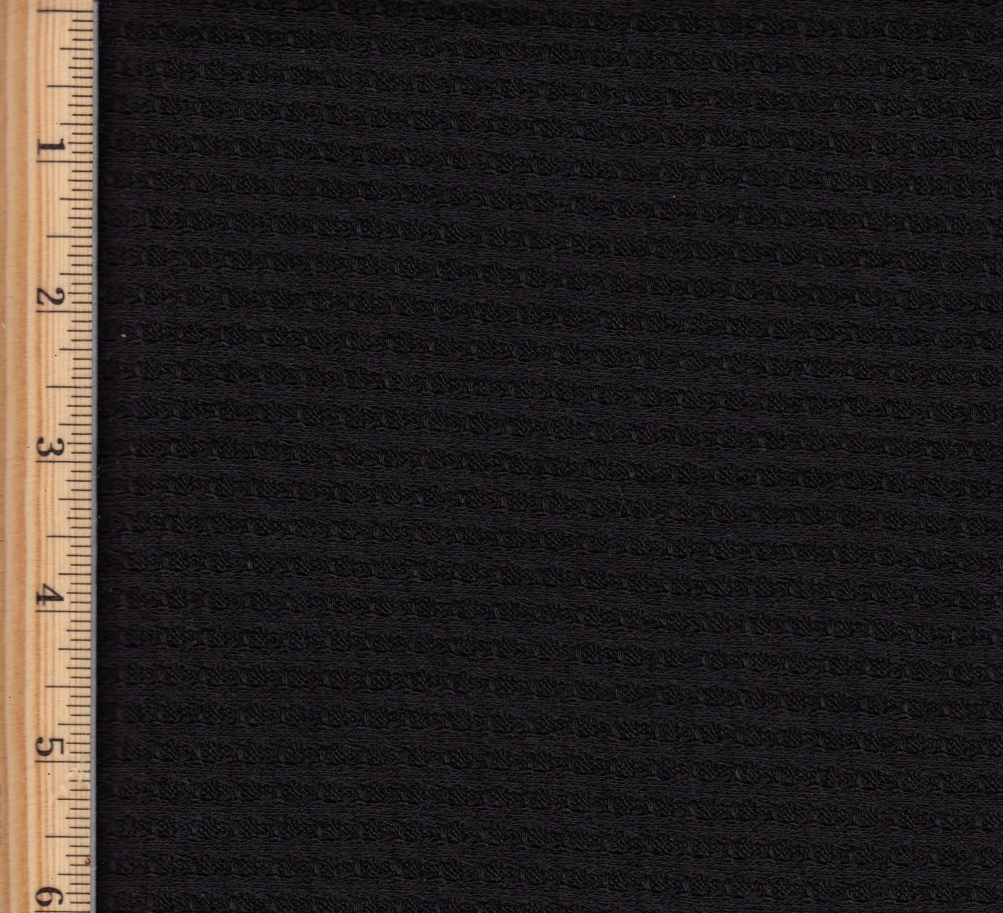 40007 BLACK#6 BLACK BOTTOM CARDEGAN CLOSE OUT JACKET KNIT PANTS POLYESTER RAYON SKIRT SOLID SPANDEX TOP VEST WAFFLE BRUSH