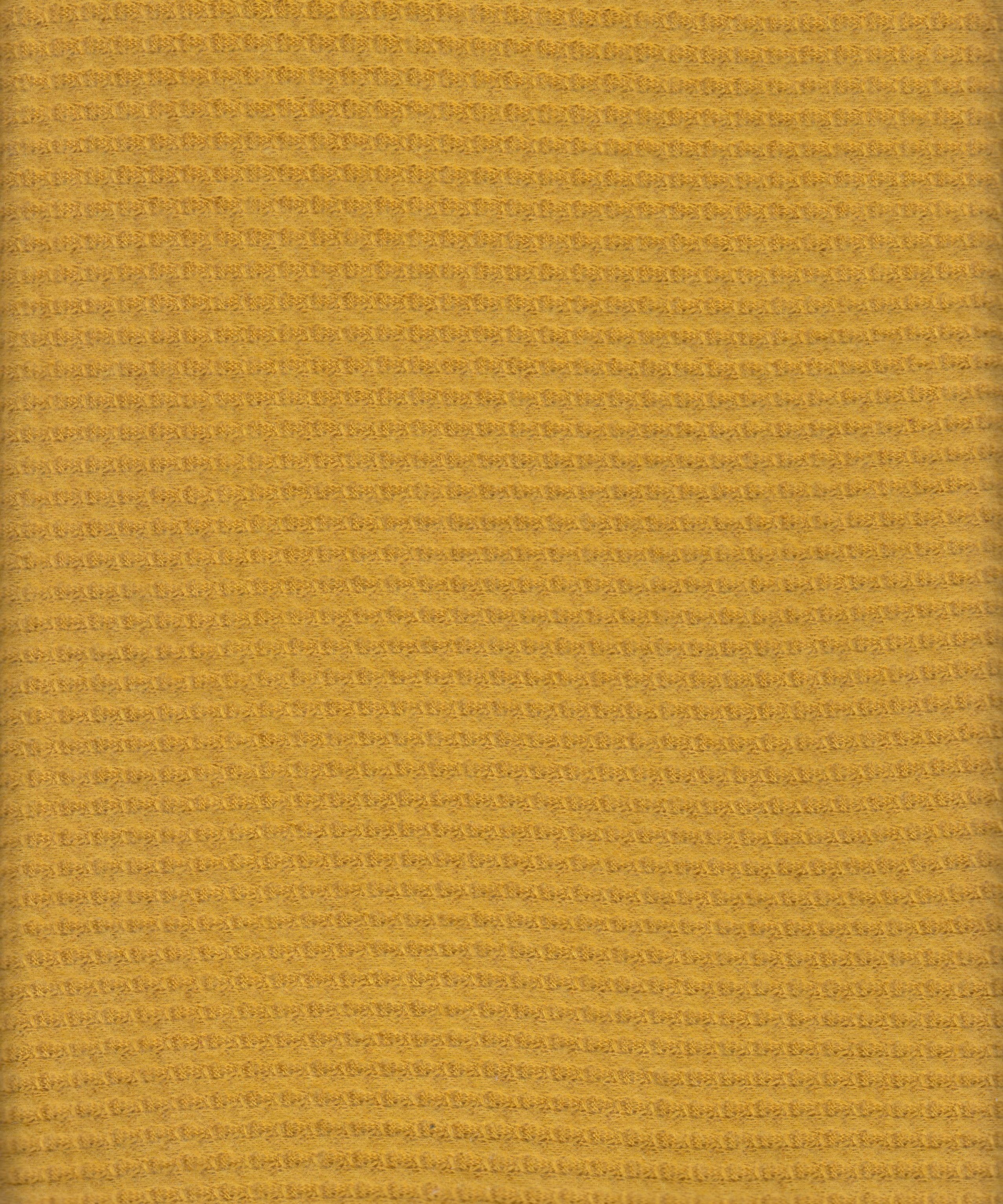 40007 MUSTARD#18 BOTTOM CARDEGAN CLOSE OUT JACKET KNIT MUSTARD PANTS POLYESTER RAYON SKIRT SOLID SPANDEX TOP VEST WAFFLE BRUSH YELLOW