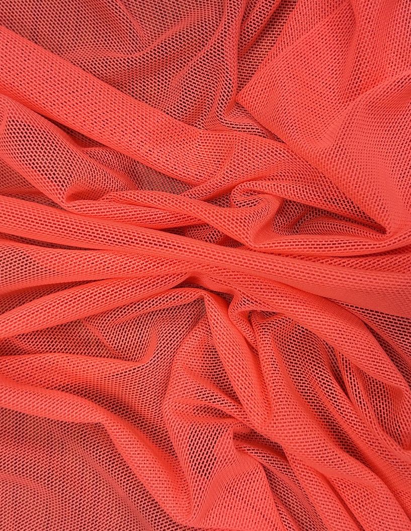 98600ZY NEON ORANGE#111 CLOSE OUT DRESS LOUNGEWEAR MESH NEON ORANGE POLYESTER POWER SHIRT SOLID SPANDEX SUBLIMATION SWIM WEAR TOP