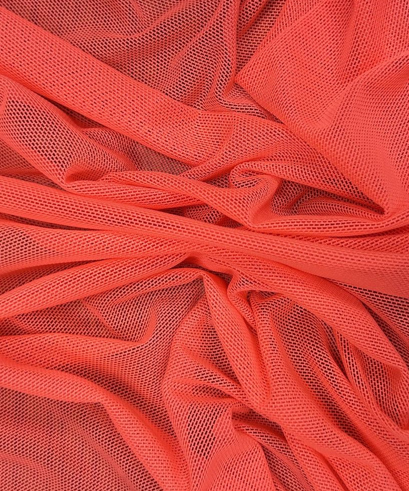 98600ZY NEON ORANGE#111 CLOSE OUT DRESS LOUNGEWEAR MESH NEON ORANGE POLYESTER POWER SHIRT SOLID SPANDEX SUBLIMATION SWIM WEAR TOP