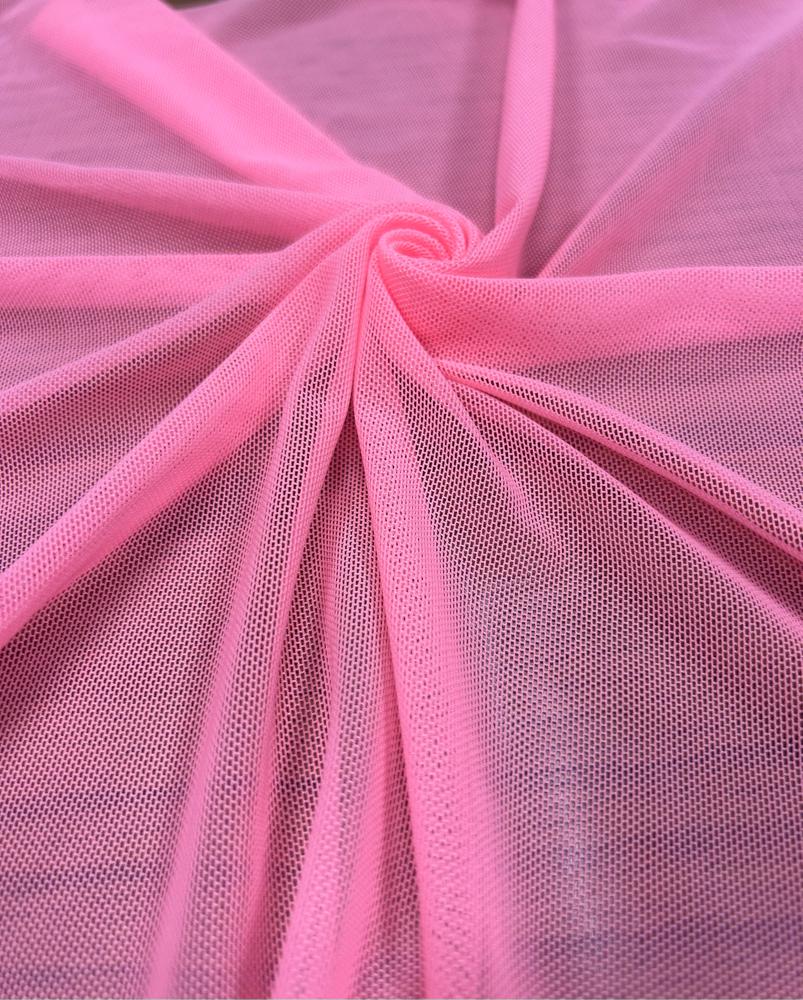 98600ZY NEON PINK#112 CLOSE OUT DRESS LOUNGEWEAR MESH NEON PINK POLYESTER POWER SHIRT SOLID SPANDEX SUBLIMATION SWIM WEAR TOP