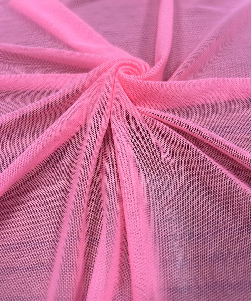 98600ZY NEON PINK#112 CLOSE OUT DRESS LOUNGEWEAR MESH NEON PINK POLYESTER POWER SHIRT SOLID SPANDEX SUBLIMATION SWIM WEAR TOP