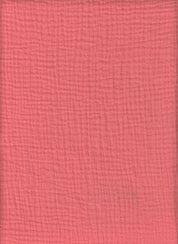 40123 CORAL HOT#41 BOTTOM CARDEGAN CORAL COTTON DOUBLE GAUZE DRESS PANTS SHIRT SKIRT SOLID TOP WOVEN