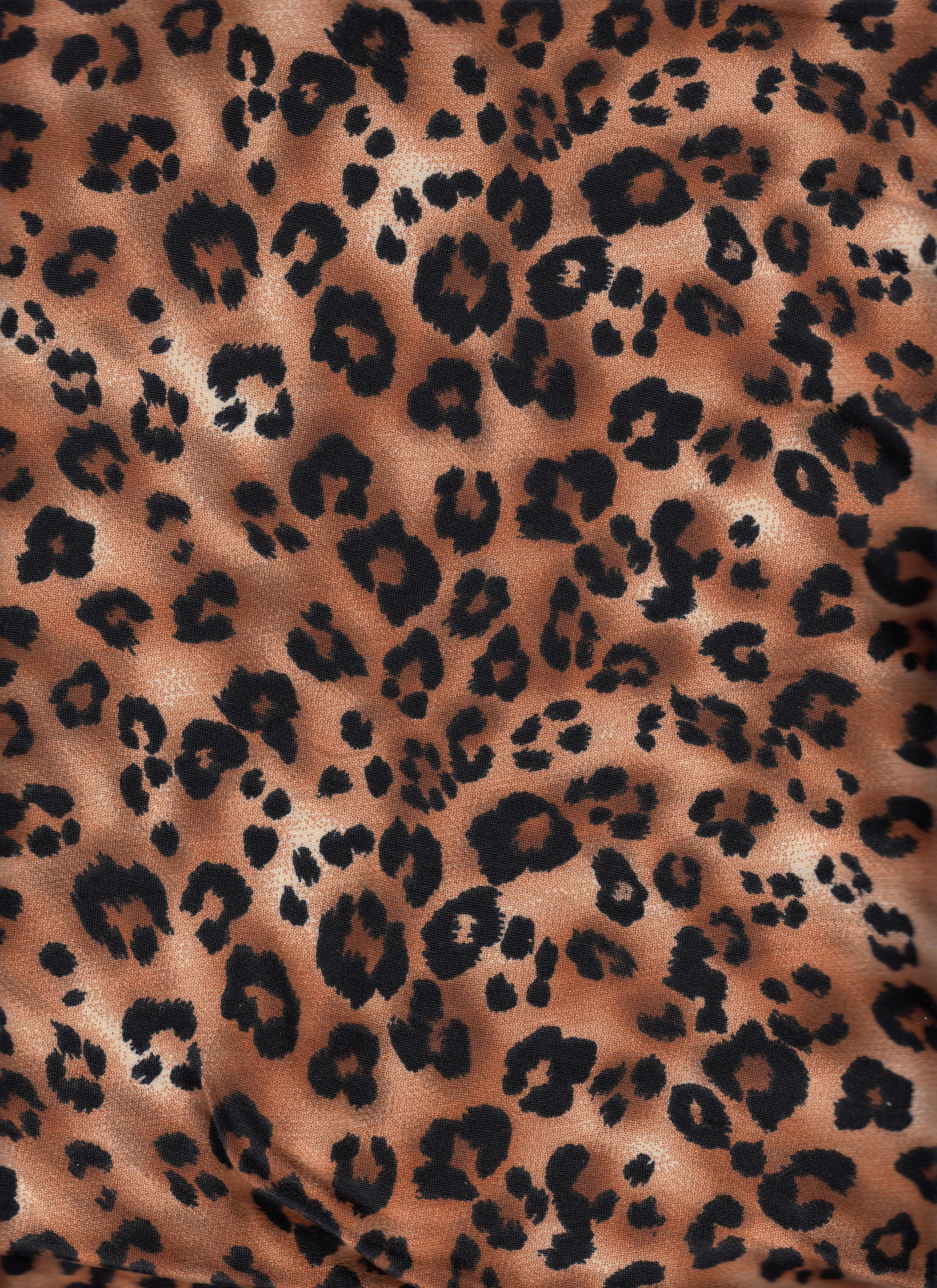 IW88804-9283JT CAMEL/BROWN#3C ANIMAL PRINT BOTTOM BROWN CAMEL DRESS DTY BRUSH KNIT LEGGINGS LEOPARD PANTS POLYESTER SHORT SKIRT SPANDEX TOP