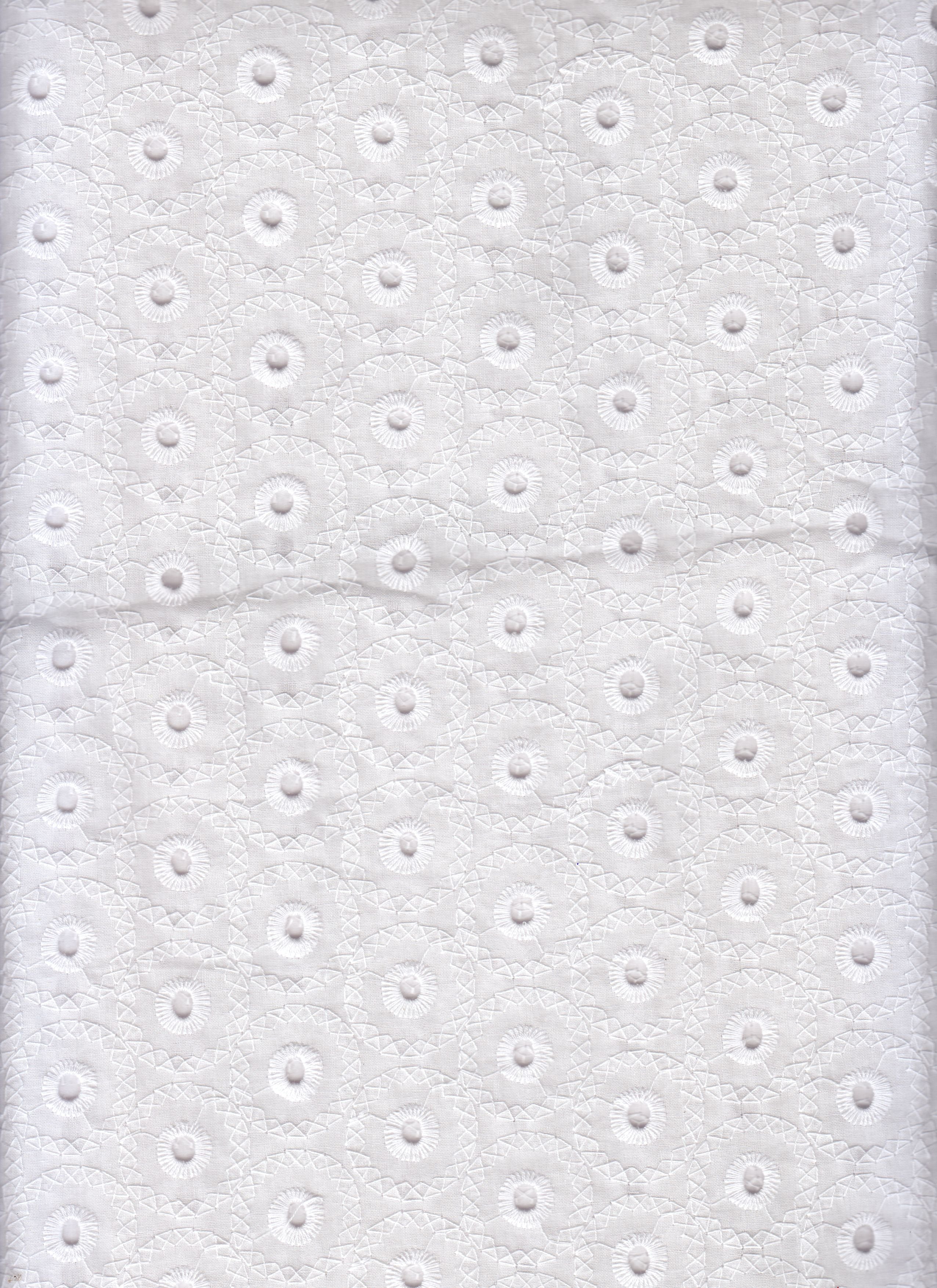 31142 SNOWWHITE#1 BOTTOM CARDEGAN COTTON DRESS EMB LAWN GEOMETRIC JACKET PANTS SKIRT TOP WHITE WOVEN