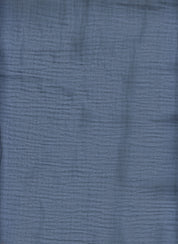 40123MC DENIM#132 BLUE BOTTOM CARDEGAN COTTON DK.DENIM DOUBLE GAUZE DRESS PANTS SHIRT SKIRT SOLID TOP WOVEN