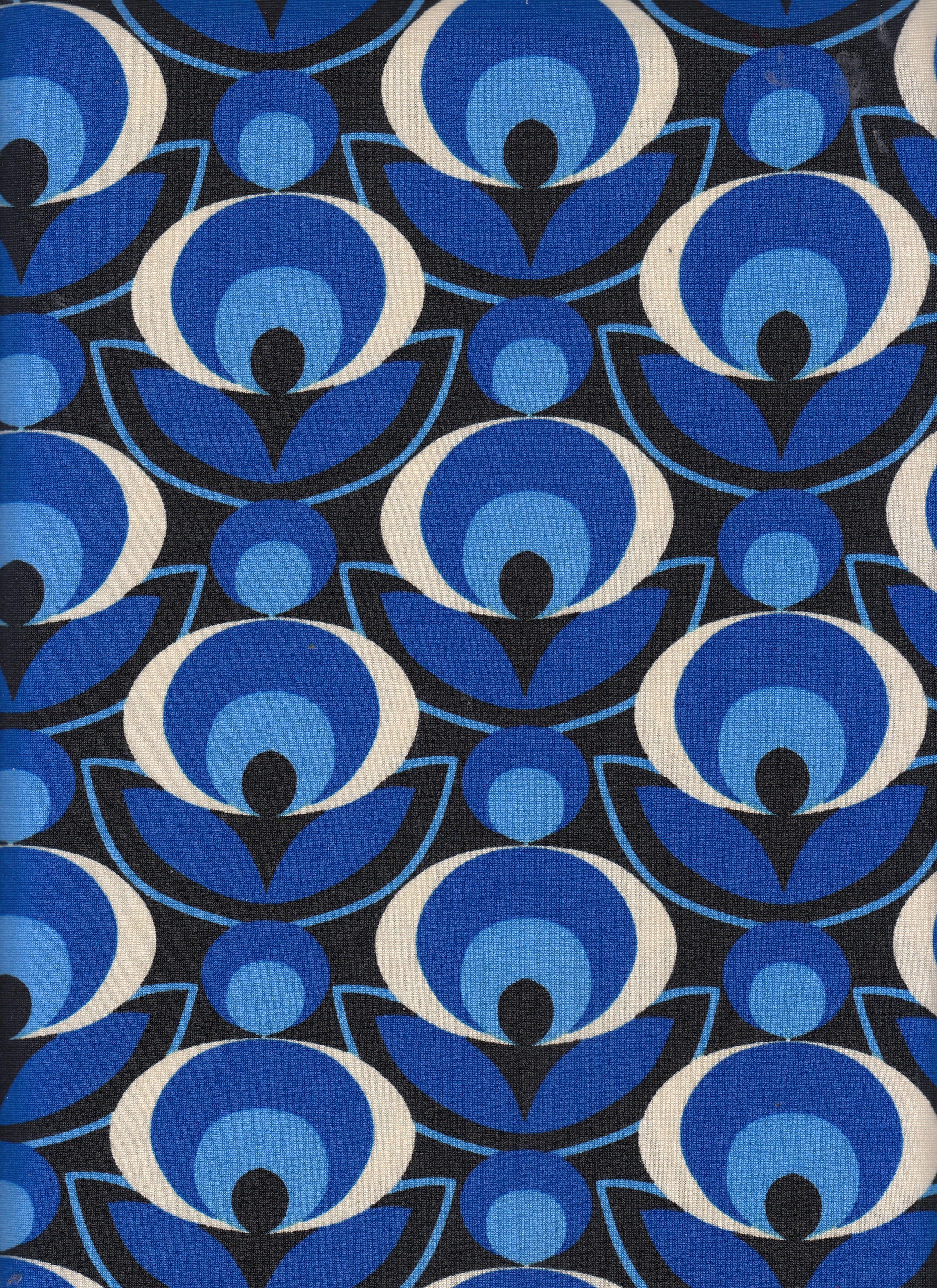 IW84028-14148 BLACK/ROYAL#15 BLACK BLUE DRESS DTY NON BRUSH GEOMETRIC KNIT PANTS POLYESTER SHIRT SKIRT SPANDEX TOP WHITE