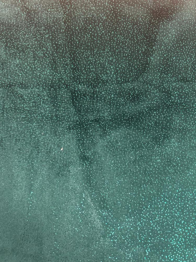 Velvet Glitter Stretch Fabric - 94% Polyester, 6% Spandex | Soft Shimmer Velvet Knit for Costumes, D 