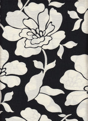 IW60006-14853 BLACK/IVORY#13 BOTTOM CARDEGAN DRESS MARBEL PRINTED NYLON PANTS RAYON SHIRT SHORT SKIRT TOP WOVEN