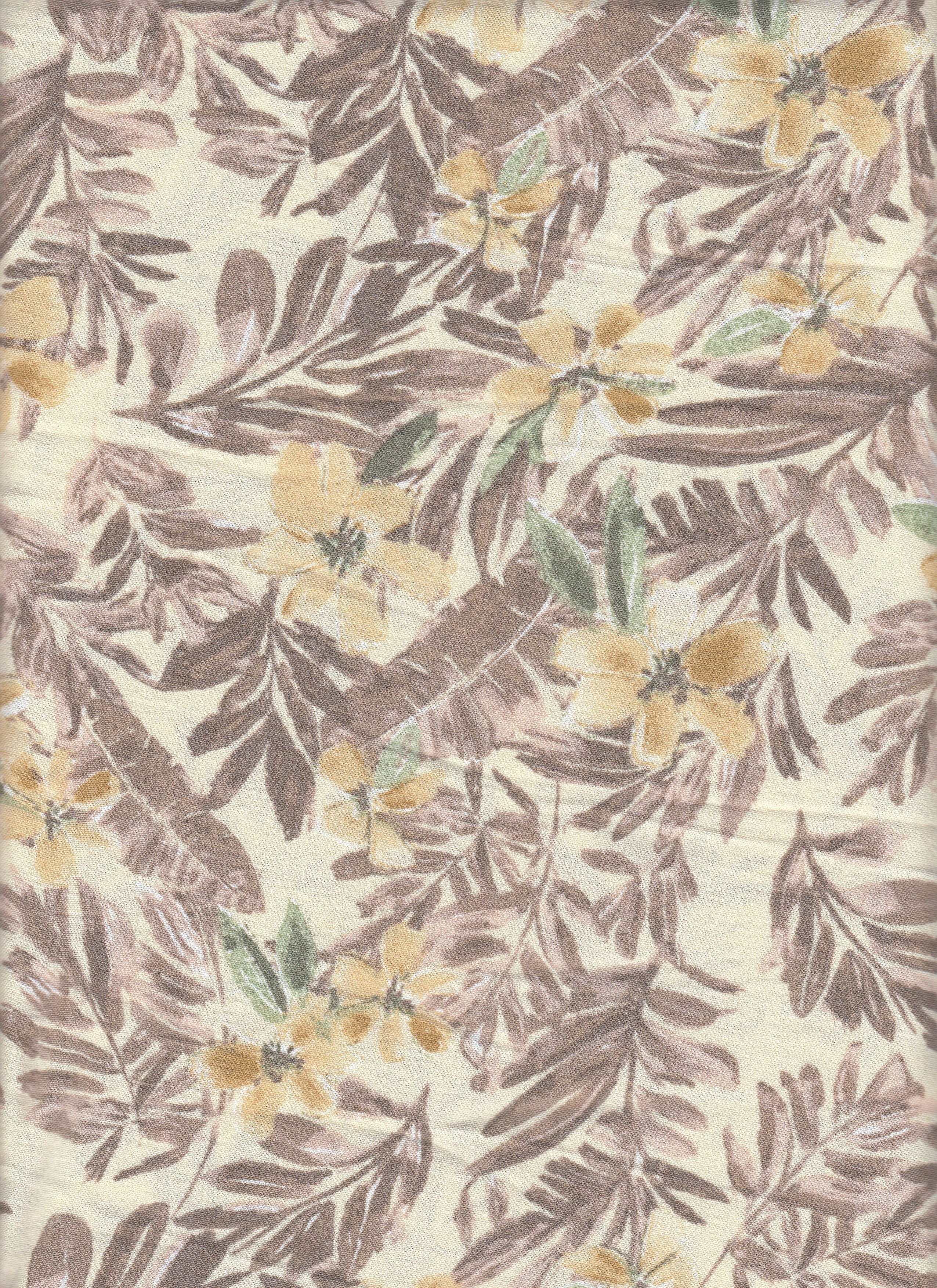 IW39720-14858 IVORY/MUSTARD#16 AIR FLOW CEY PRINTED WOVEN