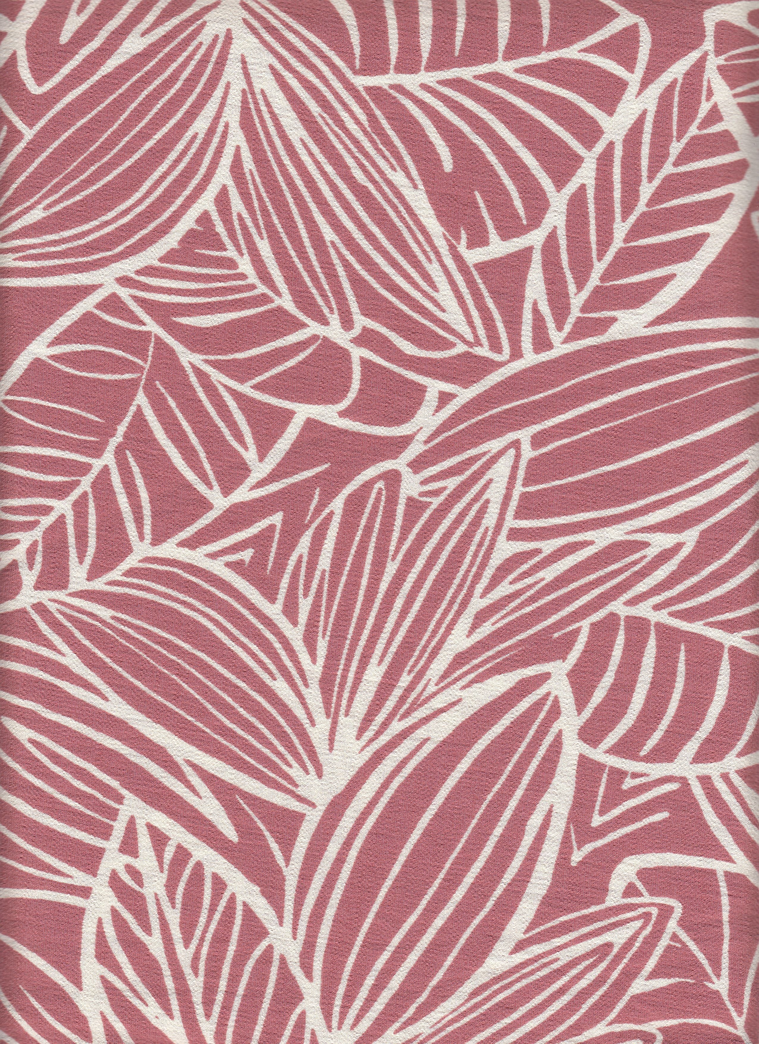 IW60006-14633 DUSTY ROSE/CREAM#5A BIG LEAF BOTTOM CARDEGAN DRESS MARBEL PRINTED MARBLE NYLON PANTS RAYON SHIRT SHORT SKIRT TOP TROPICAL WOVEN