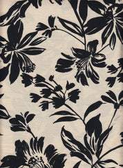 IW60006-13893 CREAM/BLACK#14 BOTTOM CARDEGAN DRESS MARBEL PRINTED MARBLE NYLON PANTS RAYON SHIRT SHORT SKIRT TOP WOVEN