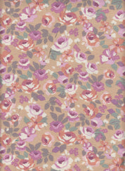 IW60006-14923 TAUPE/ROSE#16A BOTTOM CARDEGAN DAISY FLOWER DRESS LEAF MARBLE PRINTED NYLON PANTS RAYON SHIRT SHORT SKIRT SMALL TOP WOVEN