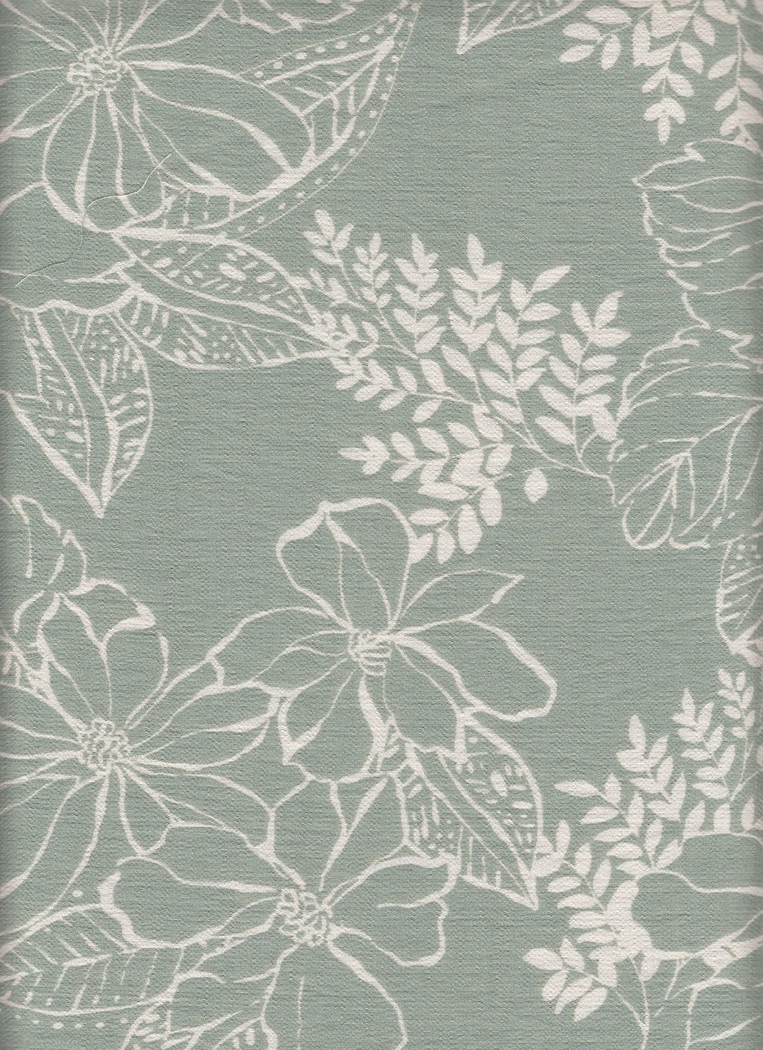 IW60006-14924 SAGE/IVORY#4 BIG LEAF BOTTOM CARDEGAN DRESS MARBLE PRINTED NYLON PANTS RAYON SHIRT SHORT SKIRT TOP TROPICAL WOVEN