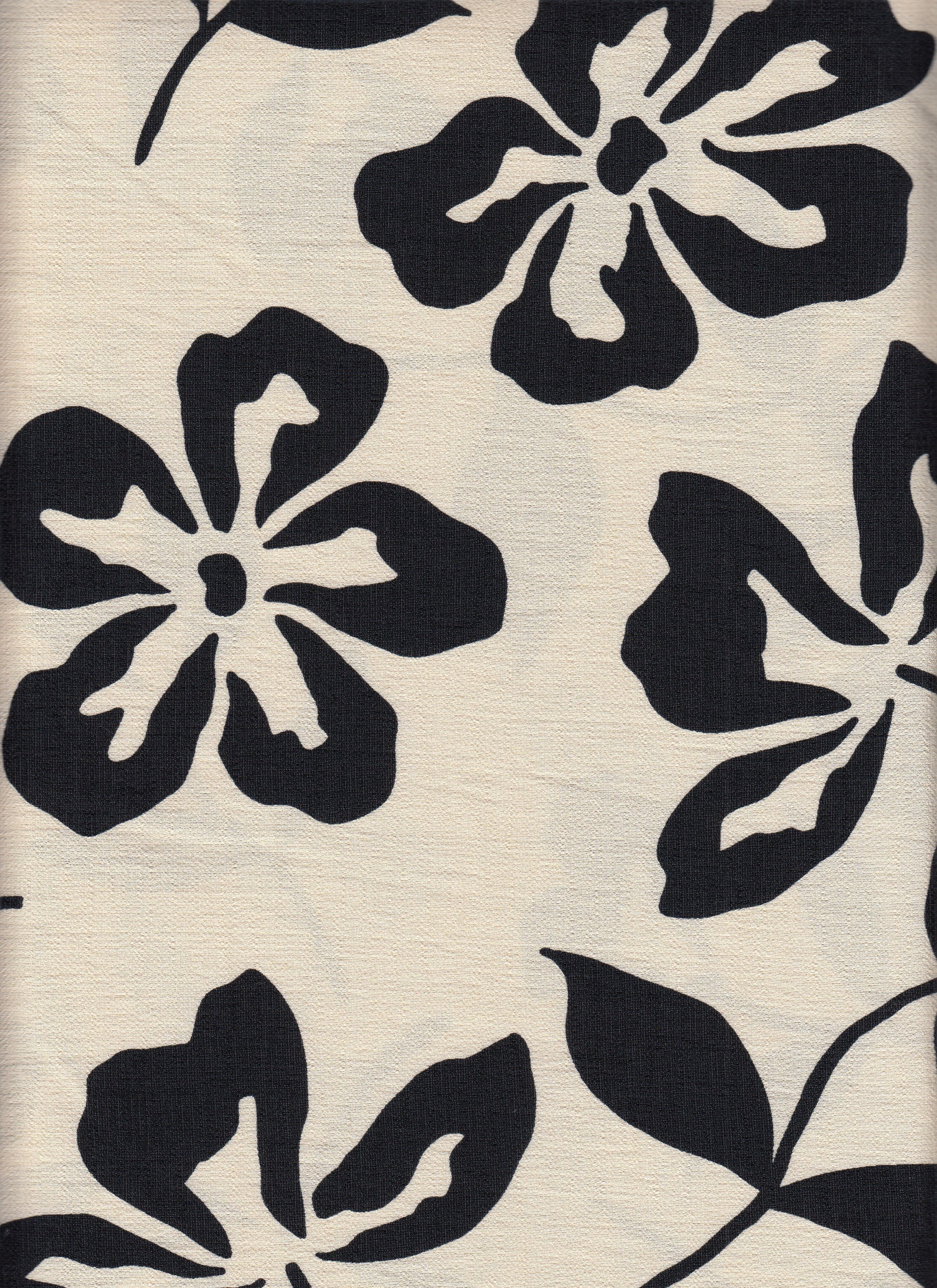 IW60006-14483 CREAM/BLACK#14 BIG FLOWER BOTTOM CARDEGAN DRESS LEAF MARBLE PRINTED NYLON PANTS RAYON SHIRT SHORT SKIRT TOP WOVEN