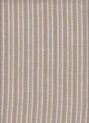 79019KF TAUPE/WHITE#7 DRESS LUXURY STRIPE PANTS POLYESTER SHIRT SHORT SKIRT STRIPS PRINTS TOP WOVEN