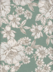 IW84028-14922 SAGE#4 DRESS DTY NON BRUSH FLOWER KNIT LEAF PANTS POLYESTER SHIRT SKIRT SMALL SPANDEX TOP