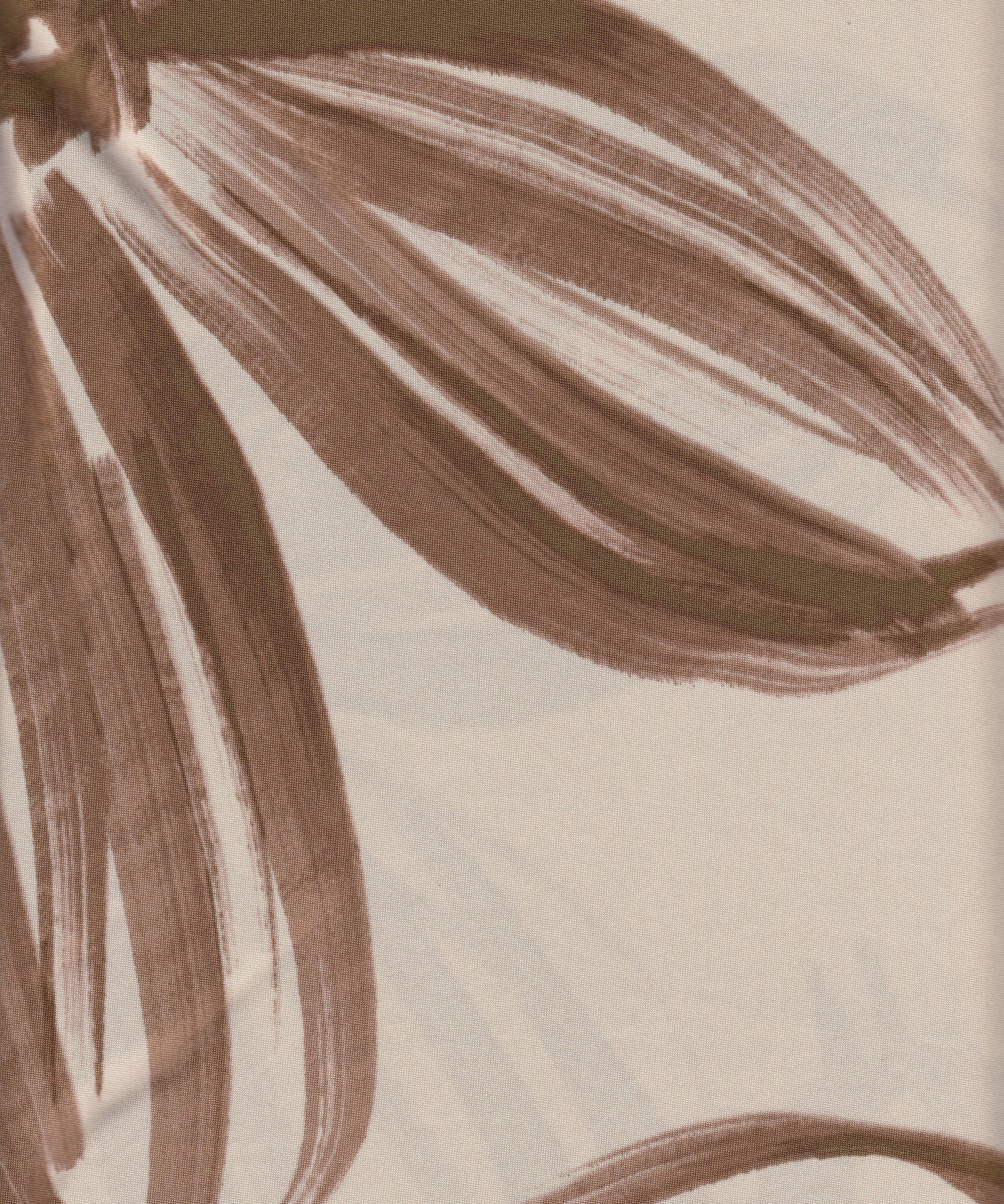 CAFE#6 BIG LEAF DRESS DTY NON BRUSH KNIT PANTS POLYESTER SHIRT SKIRT SPANDEX TOP