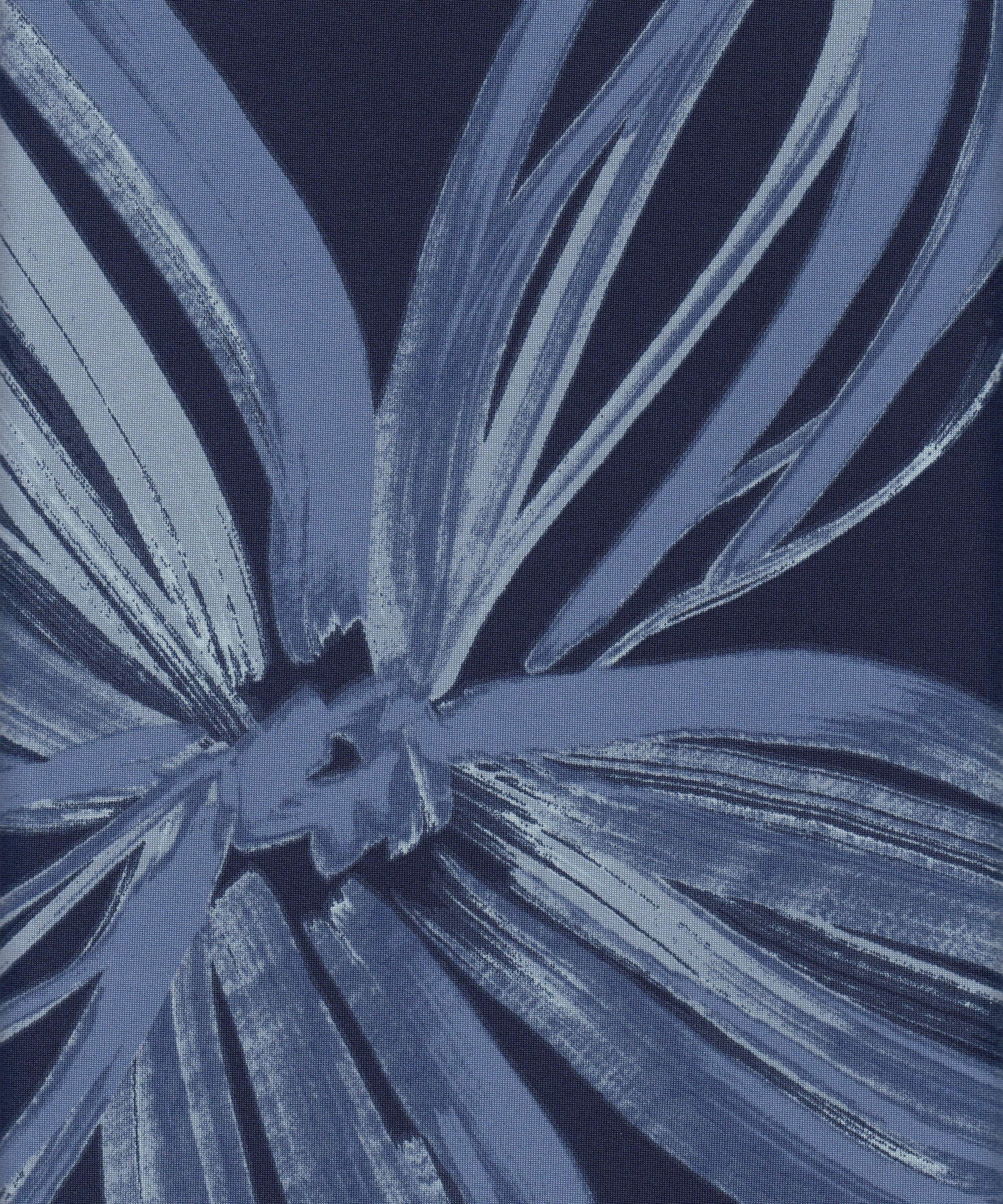 BLUE#21 BIG LEAF DRESS DTY NON BRUSH KNIT PANTS POLYESTER SHIRT SKIRT SPANDEX TOP