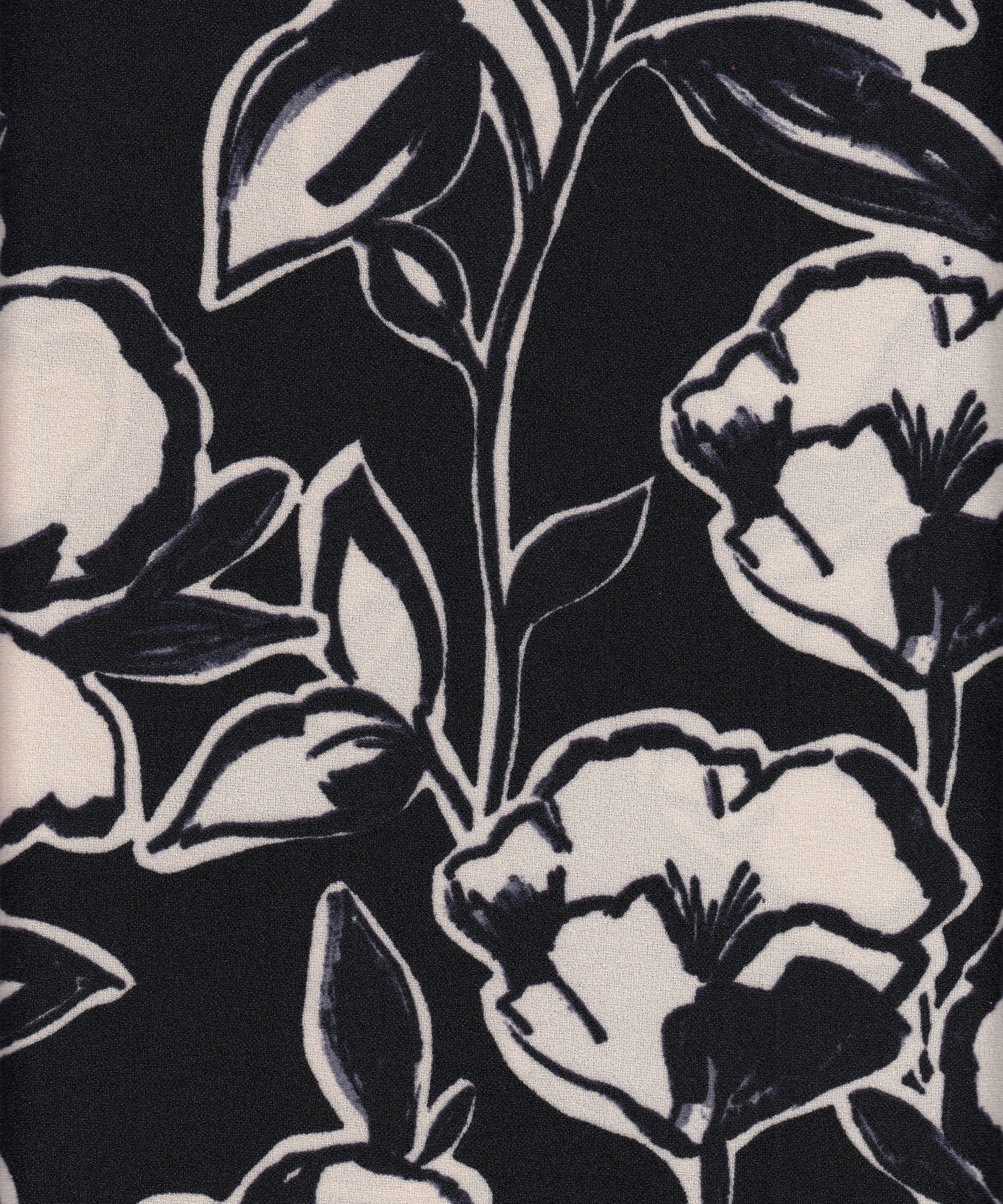 IVORY#1 BOTTOM DITSY FLOWER DRESS KNIT LEAF PANTS POLYESTER SKIRT SMALL SPANDEX TECHNO CREPE TOP