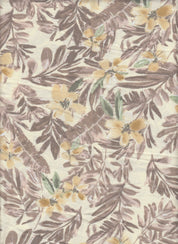 Airflow Tropical Printed Fabric | 100% Polyester Lightweight Woven 