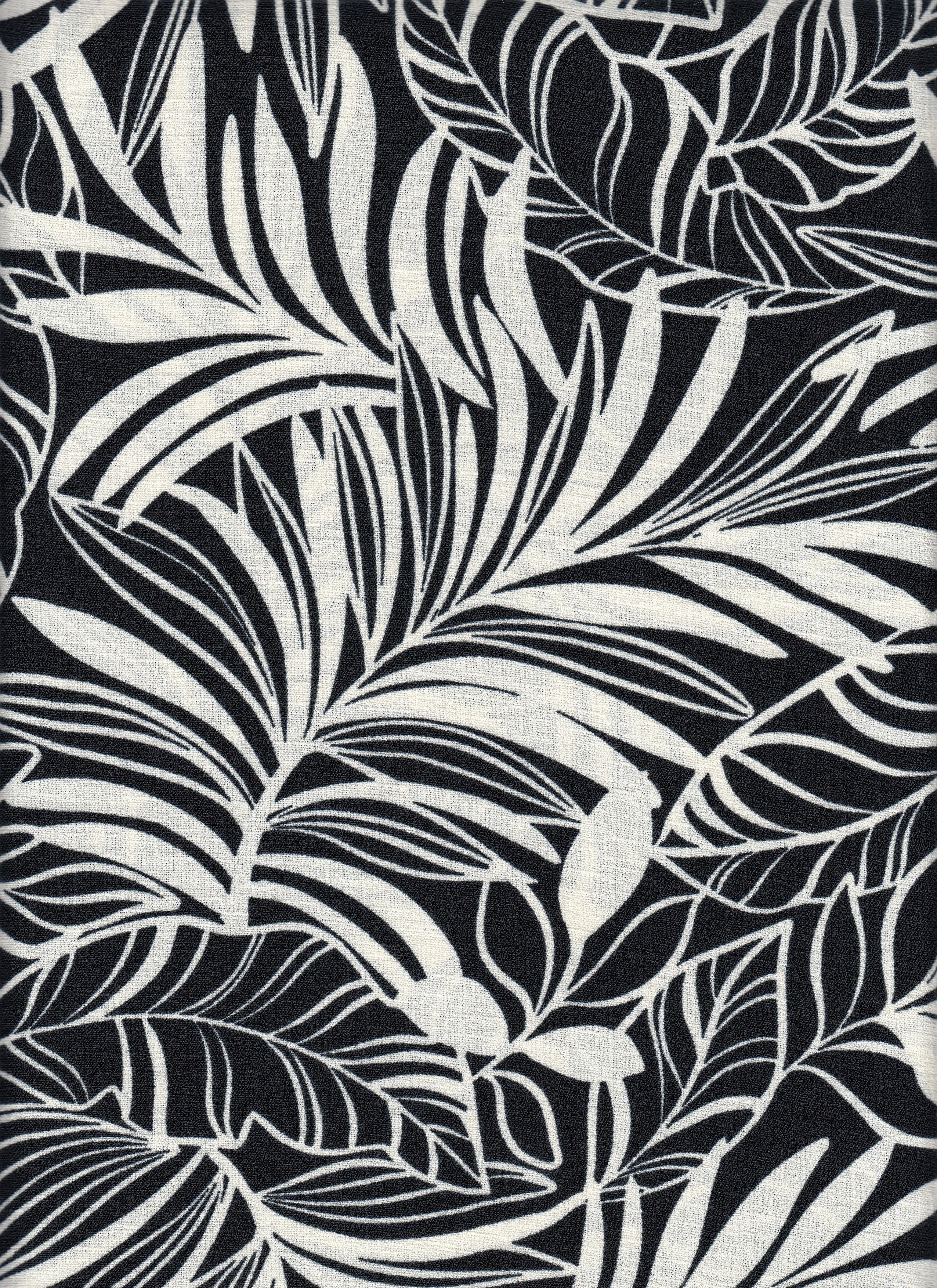 Cey Linen Printed Fabric - 100% Polyester - Tropical Print Linen Look Woven for Dresses 