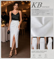 Cotton Sateen Fabric - Smooth Sheen, Soft Stretch & Structured Drape