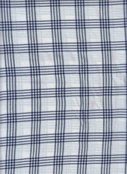 Crepon Check Fabric - 55% Polyester, 45% Rayon | Lightweight Textured Woven for Blouses, Dresses & T 