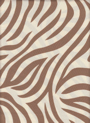 DTY Knit Fabric Non-Brushed Zebra Print, 96% Polyester 4% Spandex, 4-Way Stretch