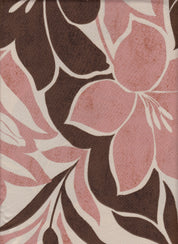 DTY Non Brushed Knit Big Flower Printed Fabric - 96% Polyester 4% Spandex - Smooth Stretch Knit 