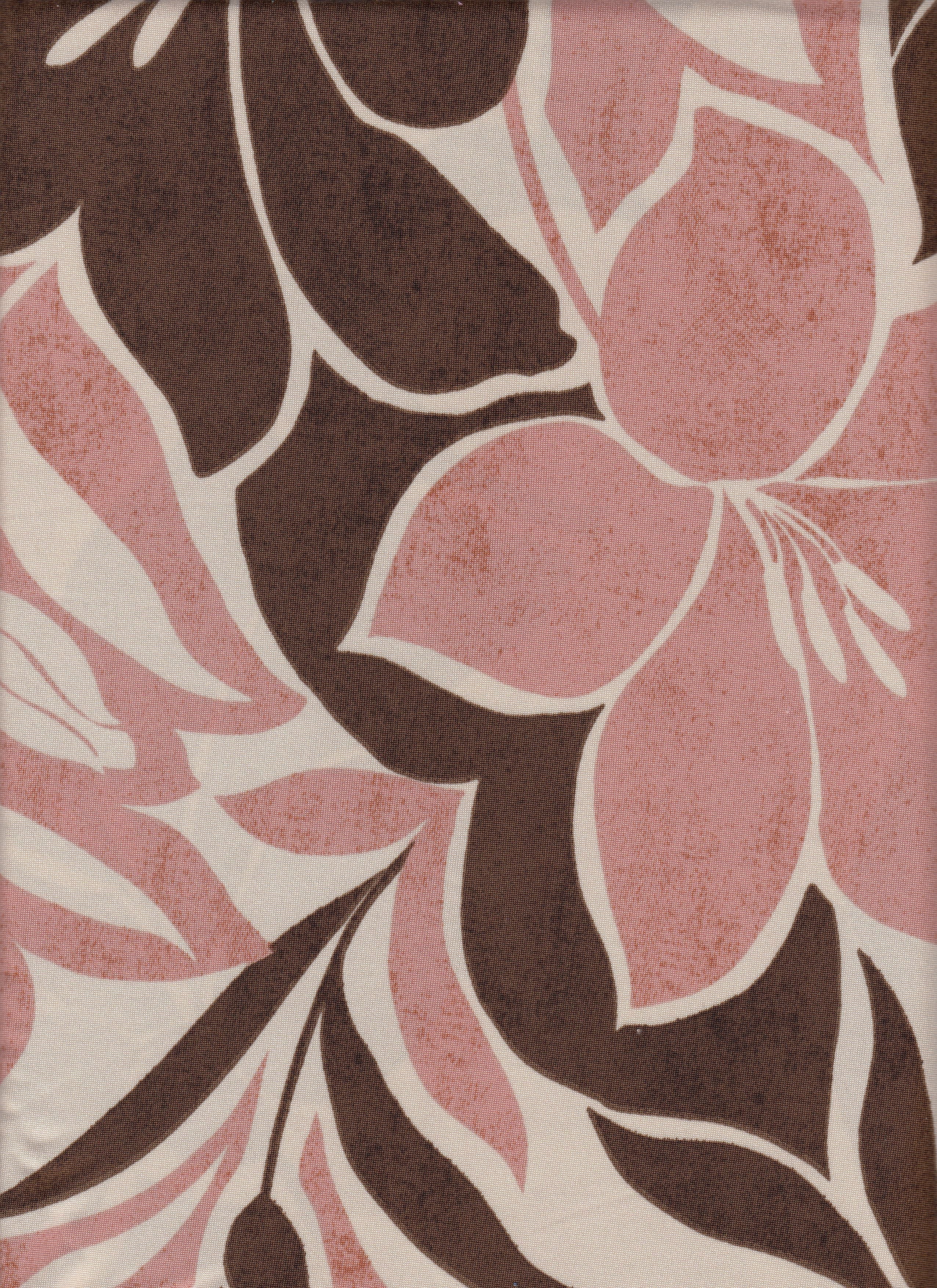 DTY Non Brushed Knit Big Flower Printed Fabric - 96% Polyester 4% Spandex - Smooth Stretch Knit 