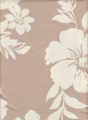 DTY Non Brushed Knit Fabric - 96% Polyester 4% Spandex - Big Flower Print Stretch Knit 