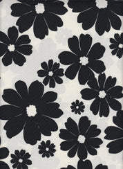 DTY Non Brushed Knit Fabric - 96% Polyester 4% Spandex - Floral Print Stretch Knit 