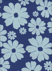 DTY Non Brushed Knit Fabric - 96% Polyester 4% Spandex - Floral Print Stretch Knit 