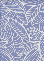 DTY Non-Brushed Tropical Big Leaf Fabric - 96% Polyester, 4% Spandex - Smooth Stretch Knit Leaf Prin 