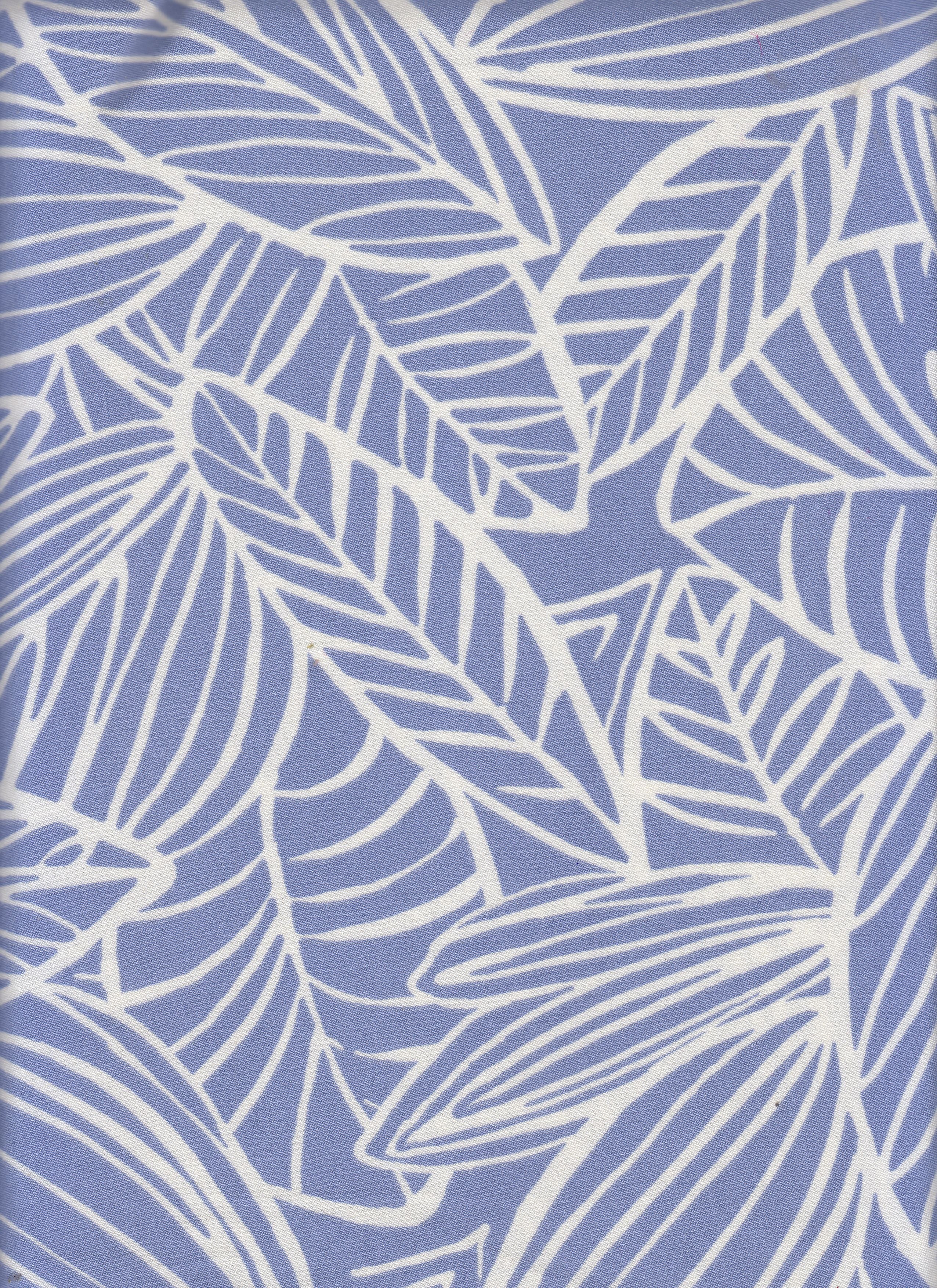 DTY Non-Brushed Tropical Big Leaf Fabric - 96% Polyester, 4% Spandex - Smooth Stretch Knit Leaf Prin 