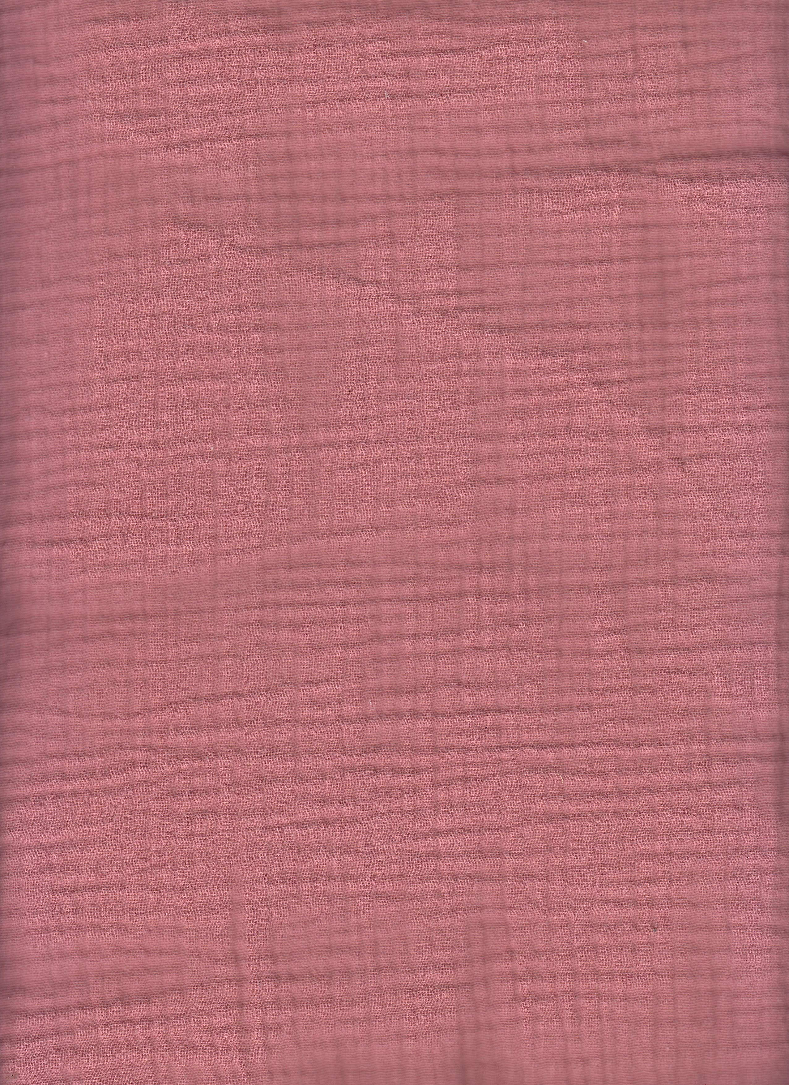 Double Gauze Fabric - 100% Cotton, Soft & Breathable by the Yard