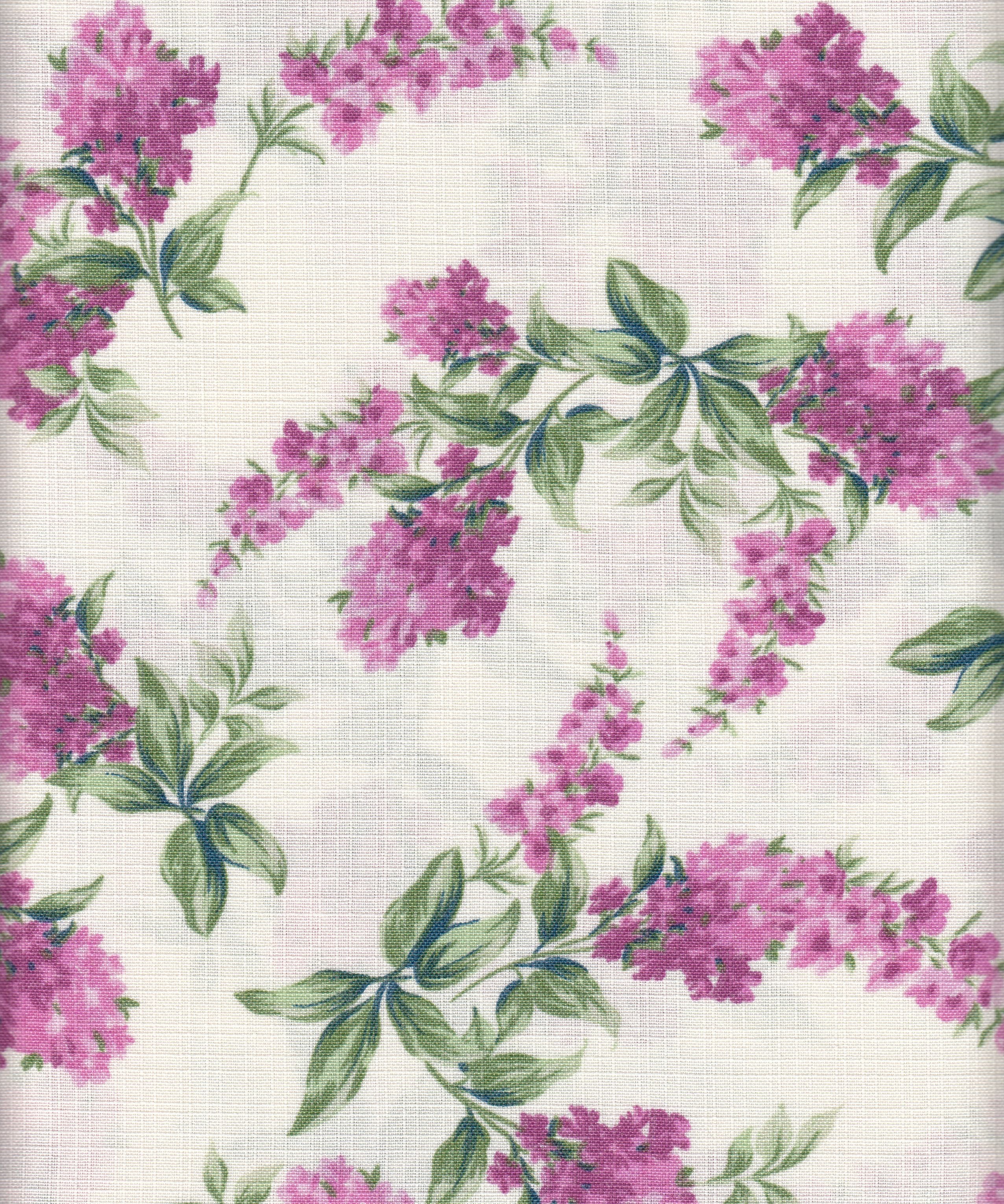Eline Lino Small Flower Printed Fabric - 100% Polyester - Linen Look Lightweight Woven for Dresses 