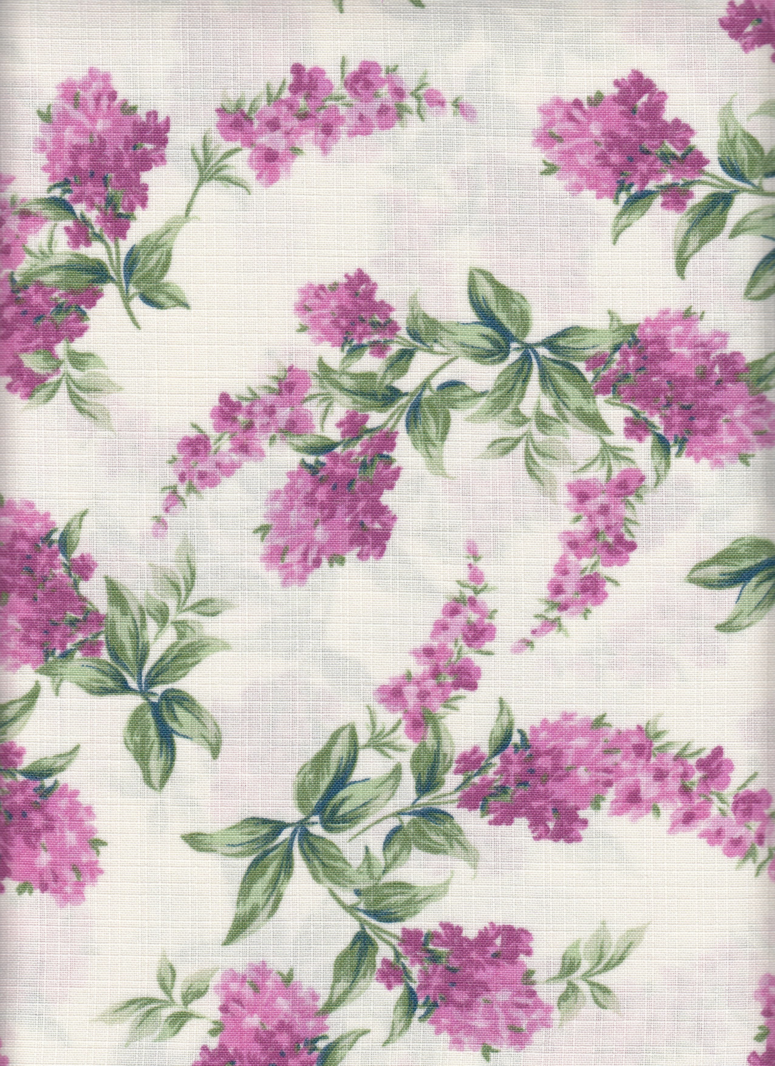 Eline Lino Small Flower Printed Fabric - 100% Polyester - Linen Look Lightweight Woven for Dresses 