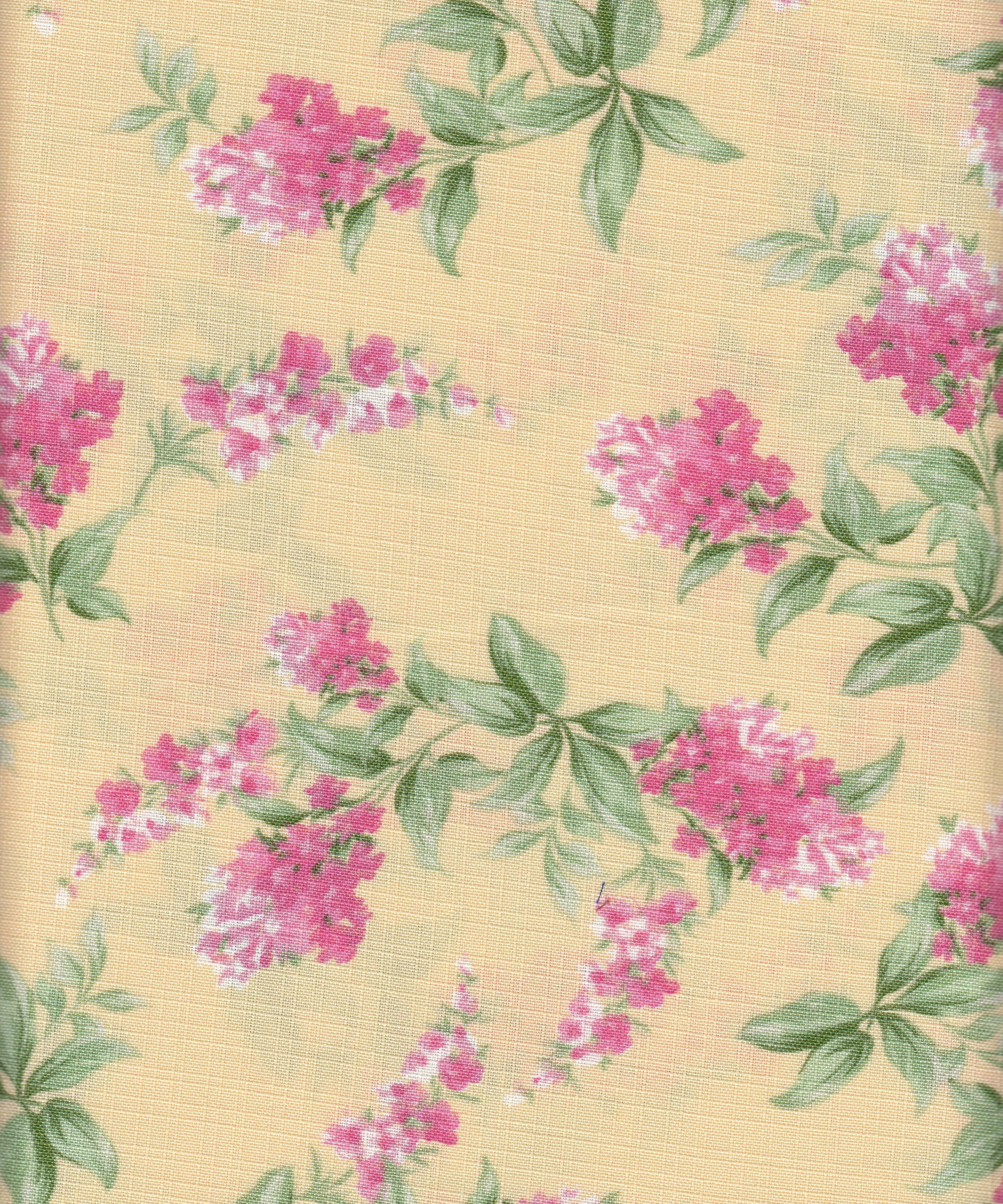 Eline Lino Small Flower Printed Fabric - 100% Polyester - Linen Look Lightweight Woven for Dresses 