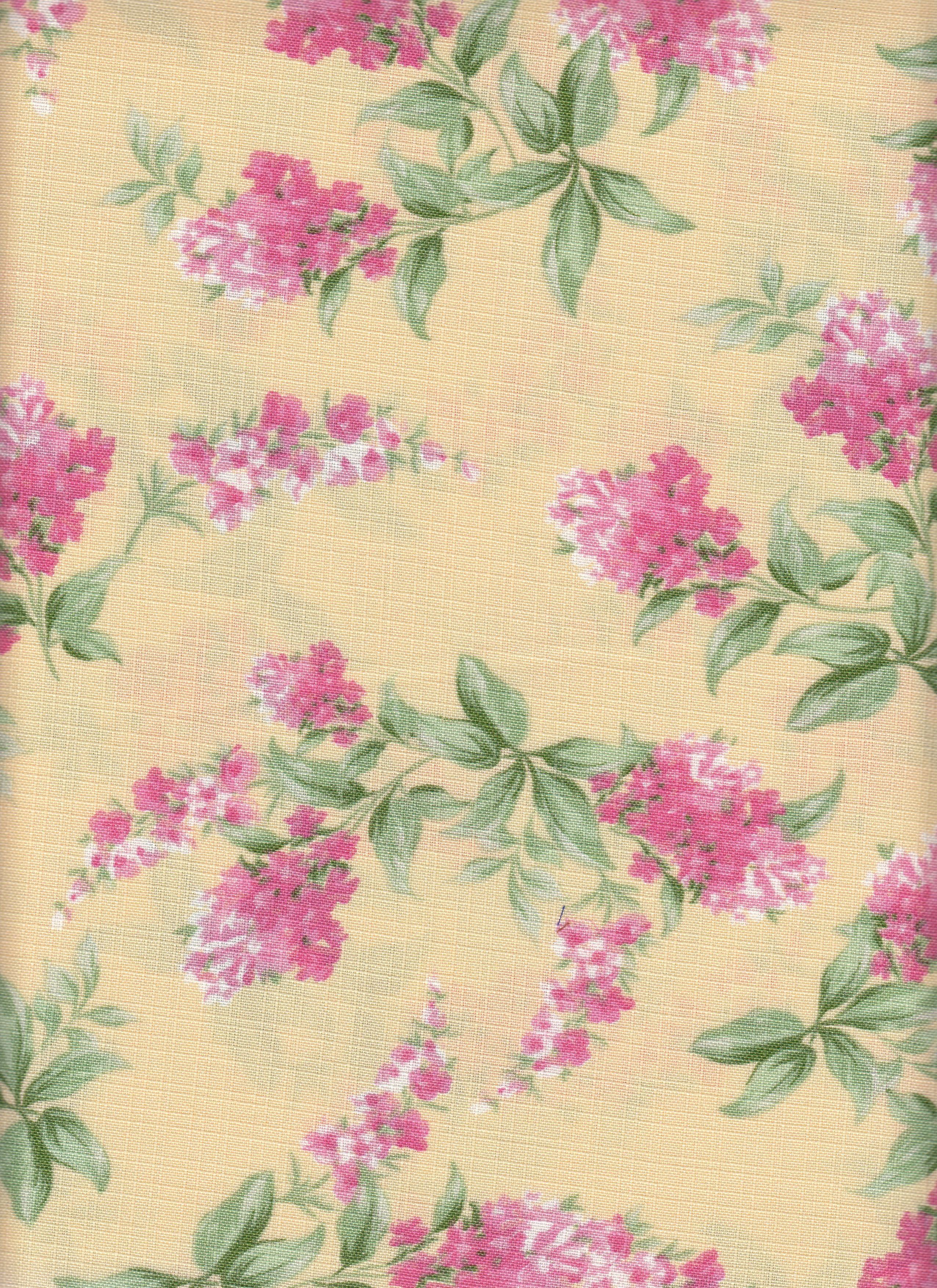 Eline Lino Small Flower Printed Fabric - 100% Polyester - Linen Look Lightweight Woven for Dresses 
