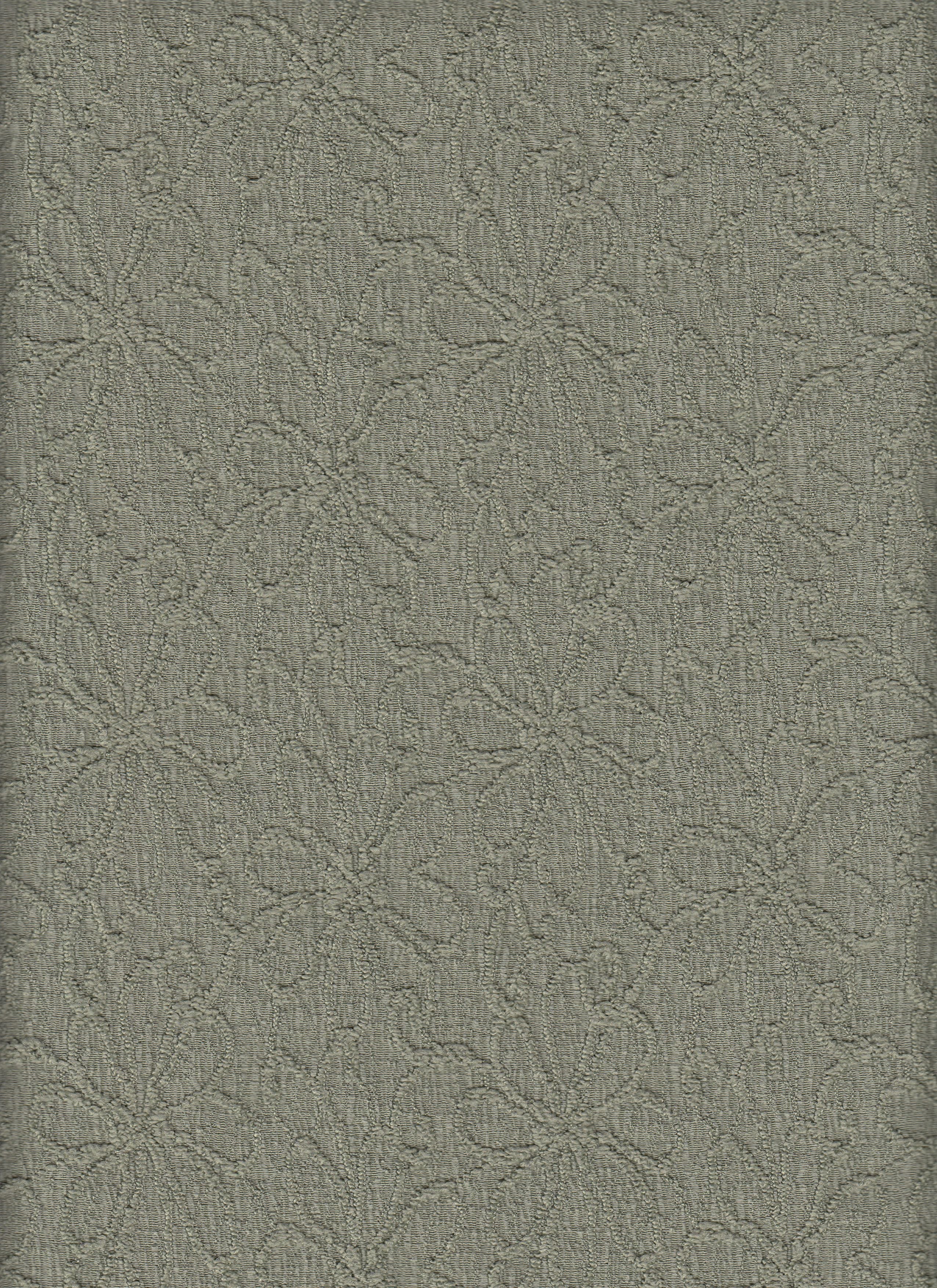 Flower Jacquard Solid Knit Fabric - Textured Stretch Knit for Dresses, Tops, Skirts 