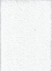 Flower Jacquard Solid Knit Fabric - Textured Stretch Knit for Dresses, Tops, Skirts 