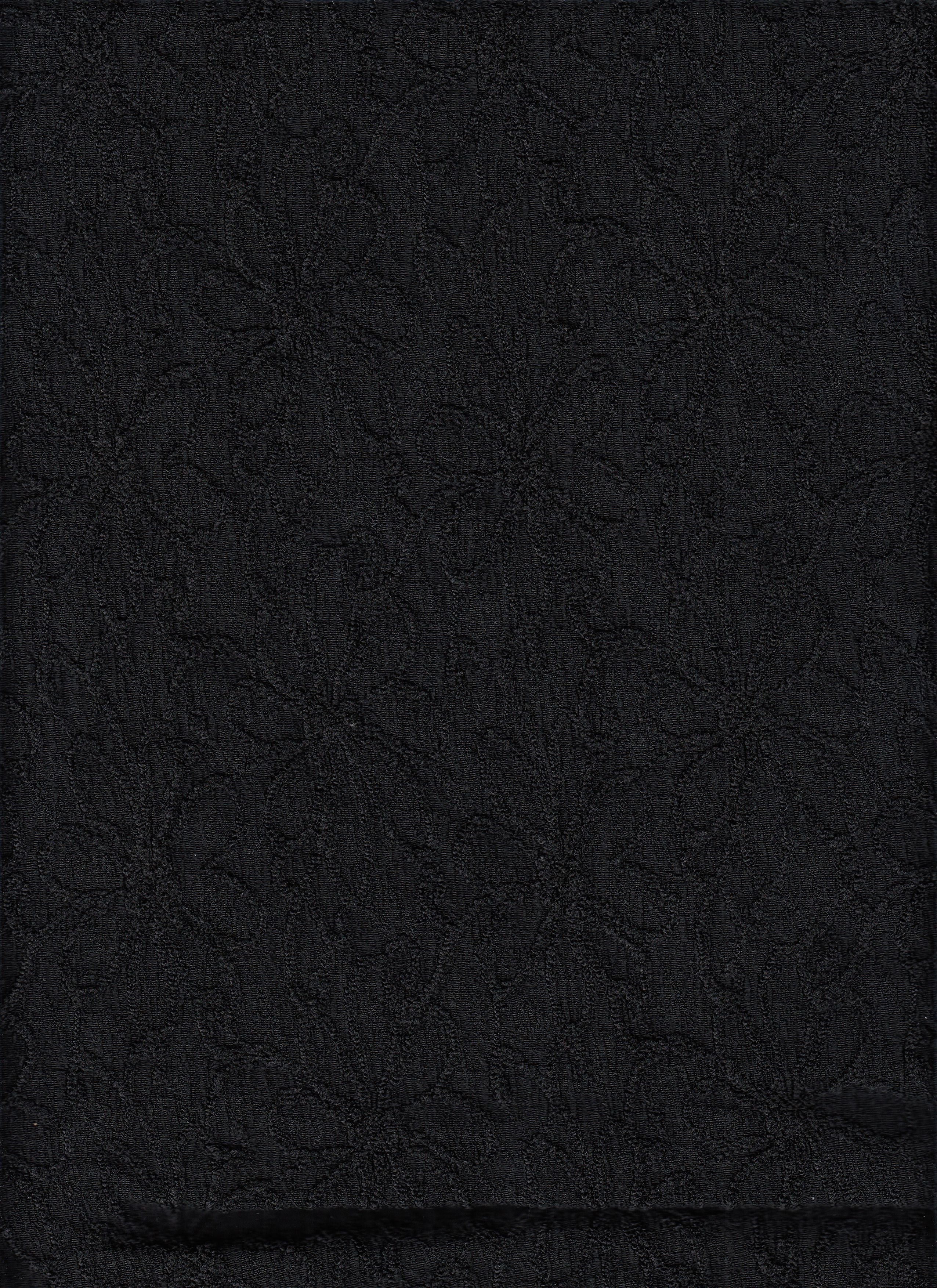 Flower Jacquard Solid Knit Fabric - Textured Stretch Knit for Dresses, Tops, Skirts 