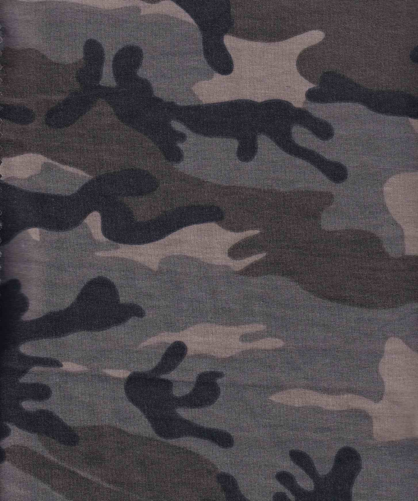 French Terry Camouflage - Soft Comfort With A Bold Edge