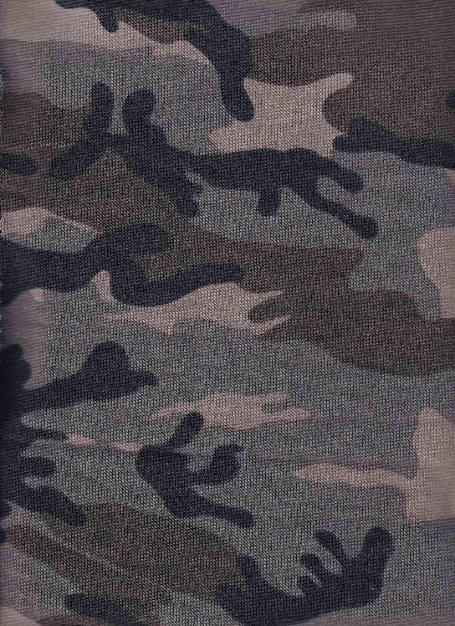 French Terry Camouflage - Soft Comfort With A Bold Edge